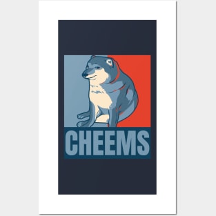 Cheems Political Poster Style Dog Meme Posters and Art